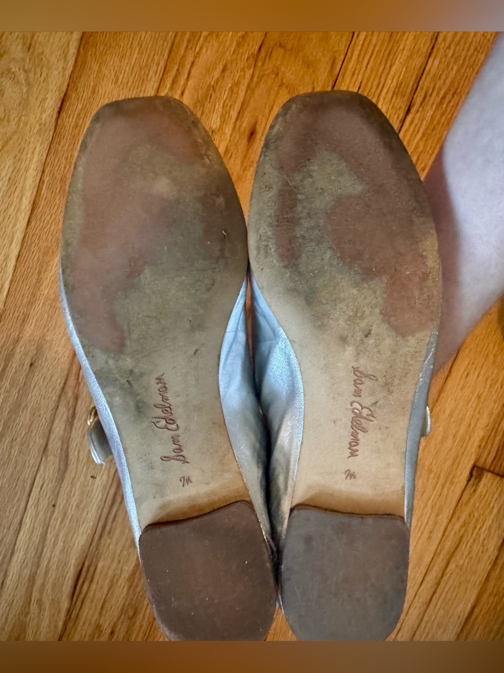Sam Edelman silver leather Mary Jane’s - Picture 11 of 11